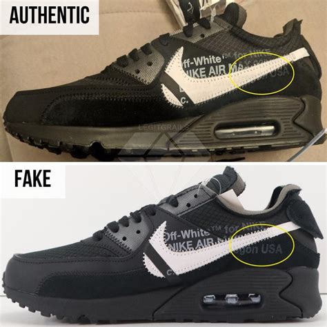 how to tell if nike air max 90 are fake|where are real nikes made.